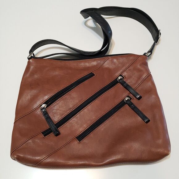 Genuine Leather Shoulder Purse with Adjustable Strap - Picture 6 of 6